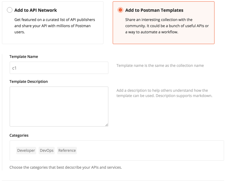 postman documentation example