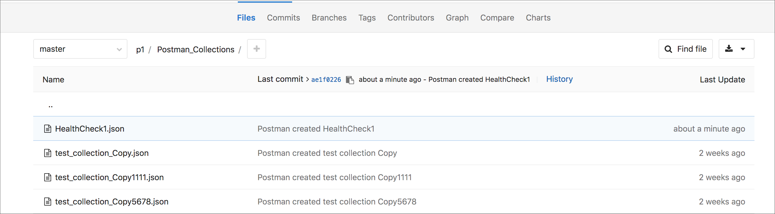 file in Gitlab project