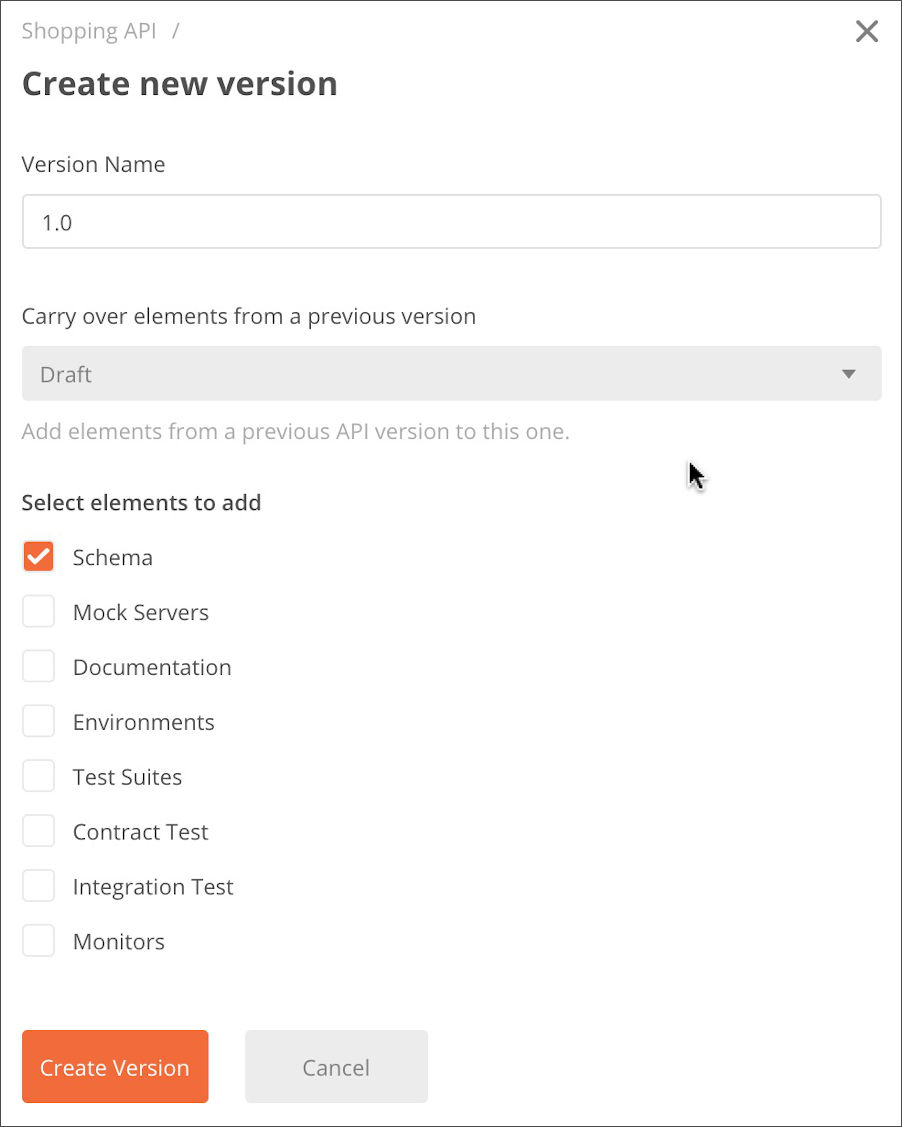 API Version List