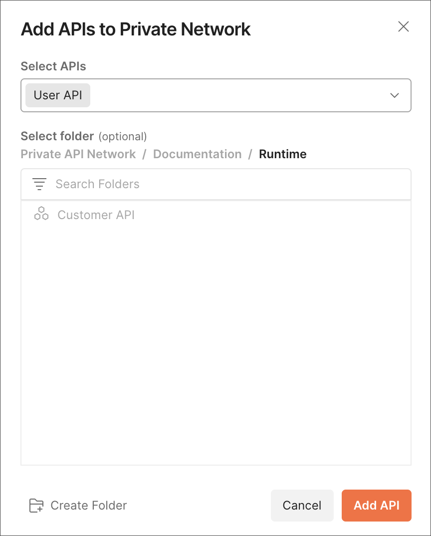 Add API Modal