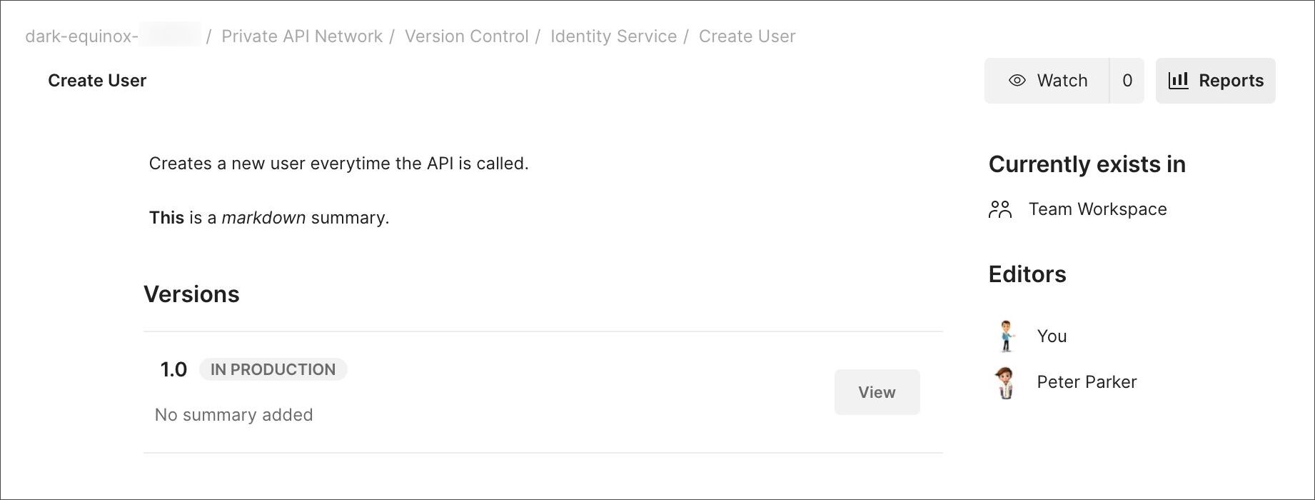 API landscape governance