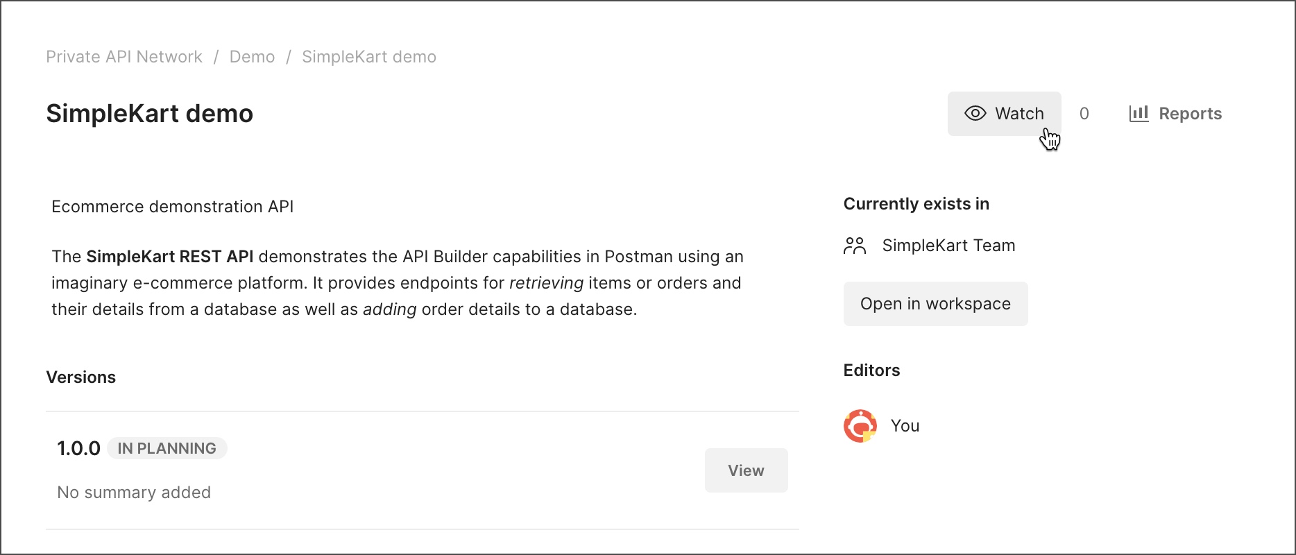 API Overview