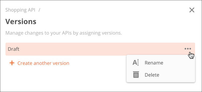 API Version List