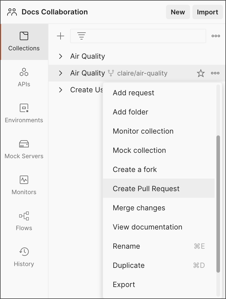 Create Pull Request