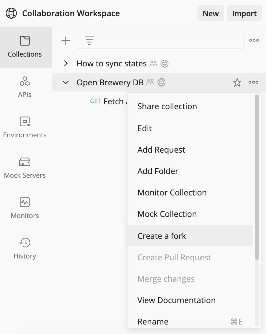 Create Fork
