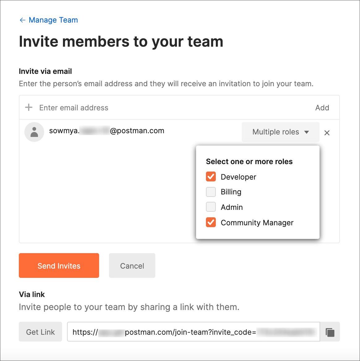 Edit members for a public workspace
