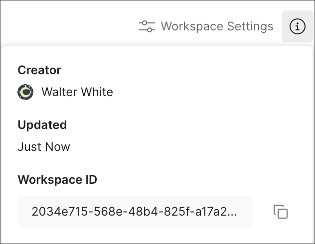 Workspace ID