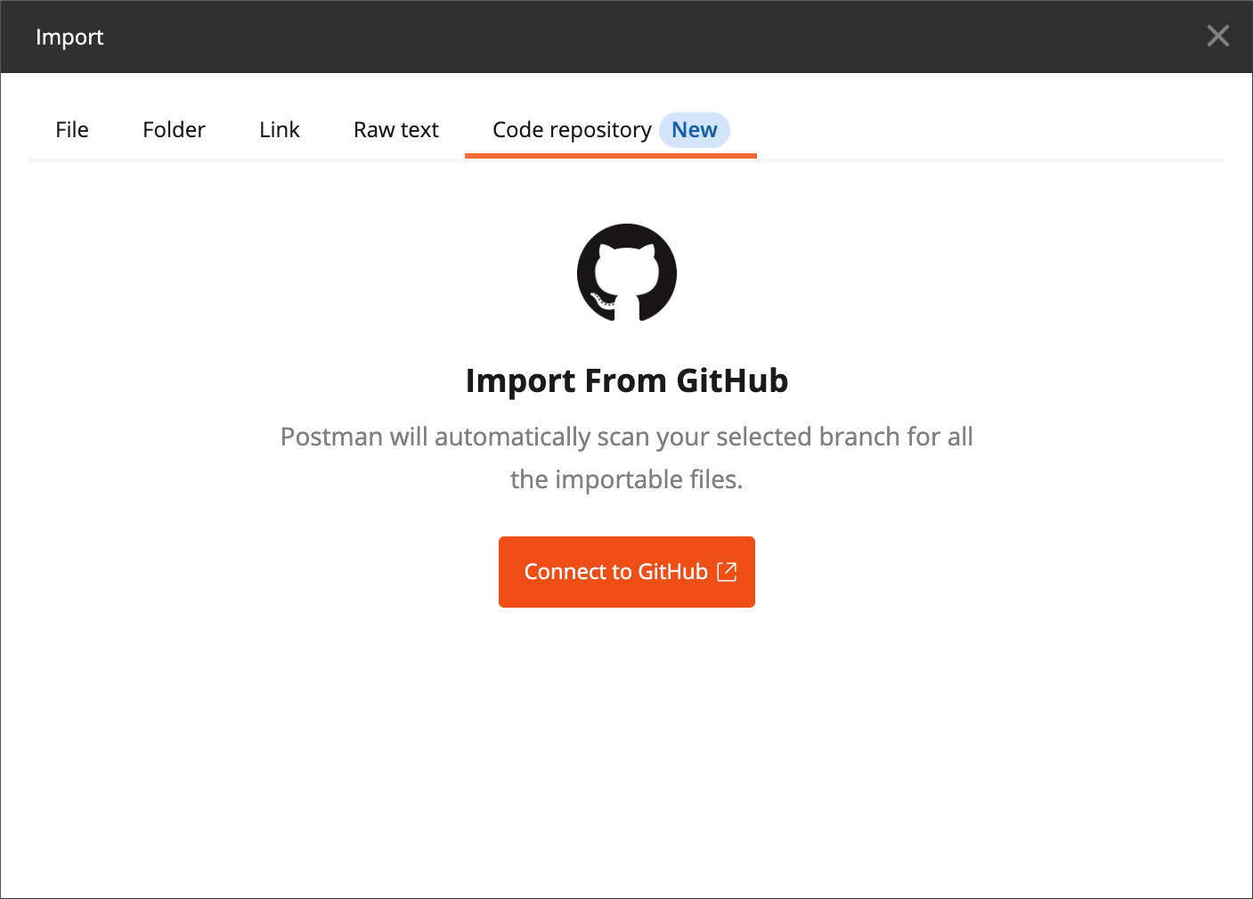 Import from github
