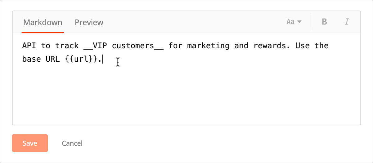 Inline Documentation Edit with Variable