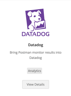 datadog integrations page