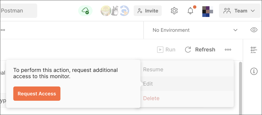 Manage roles request access