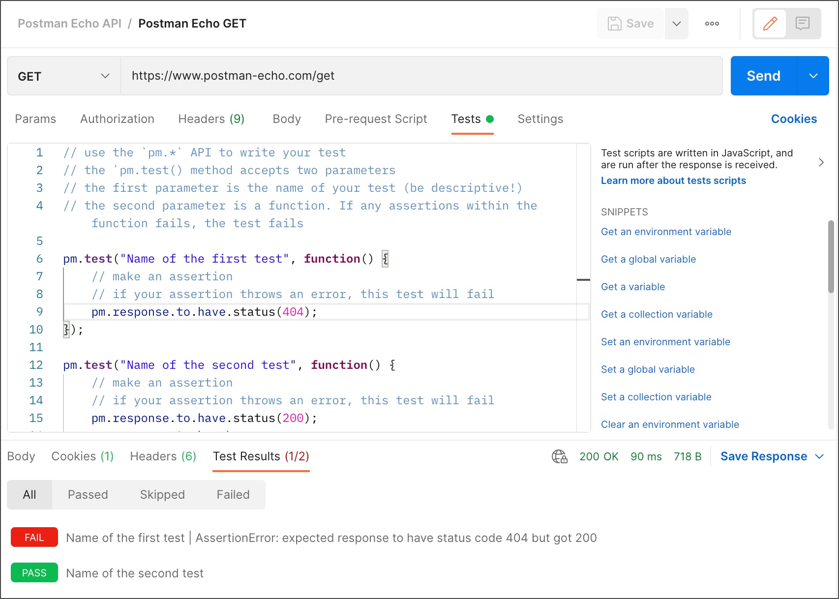 Automated testing of REST APIs