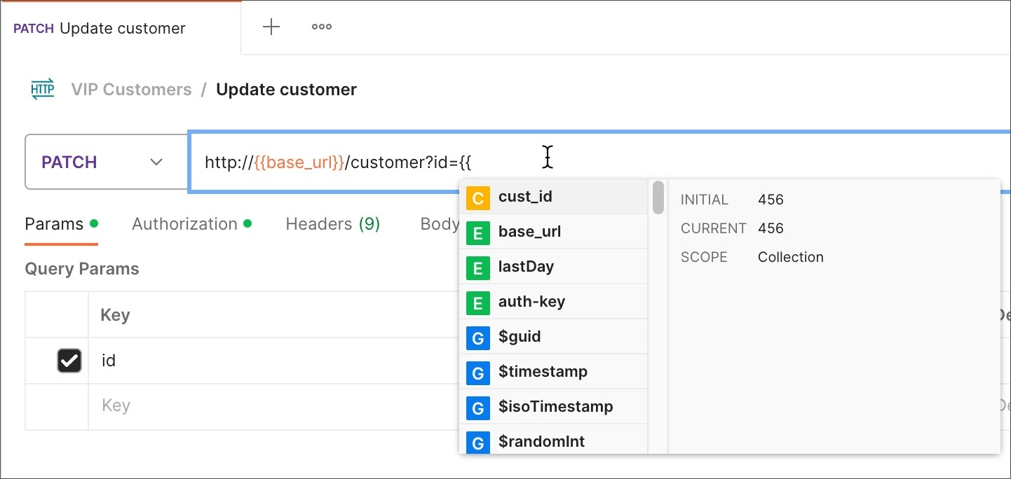 Using Variables | Postman Learning Center