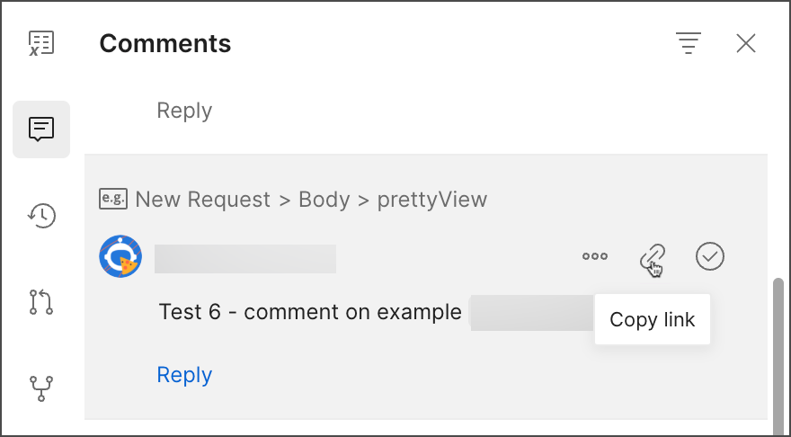 Copy a comment
