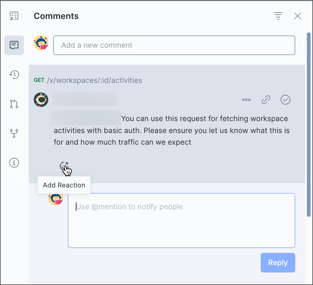 Reply to a comment