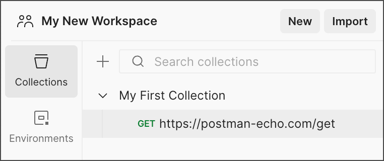 Saved first request