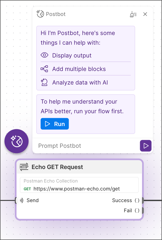 Postbot in Flows