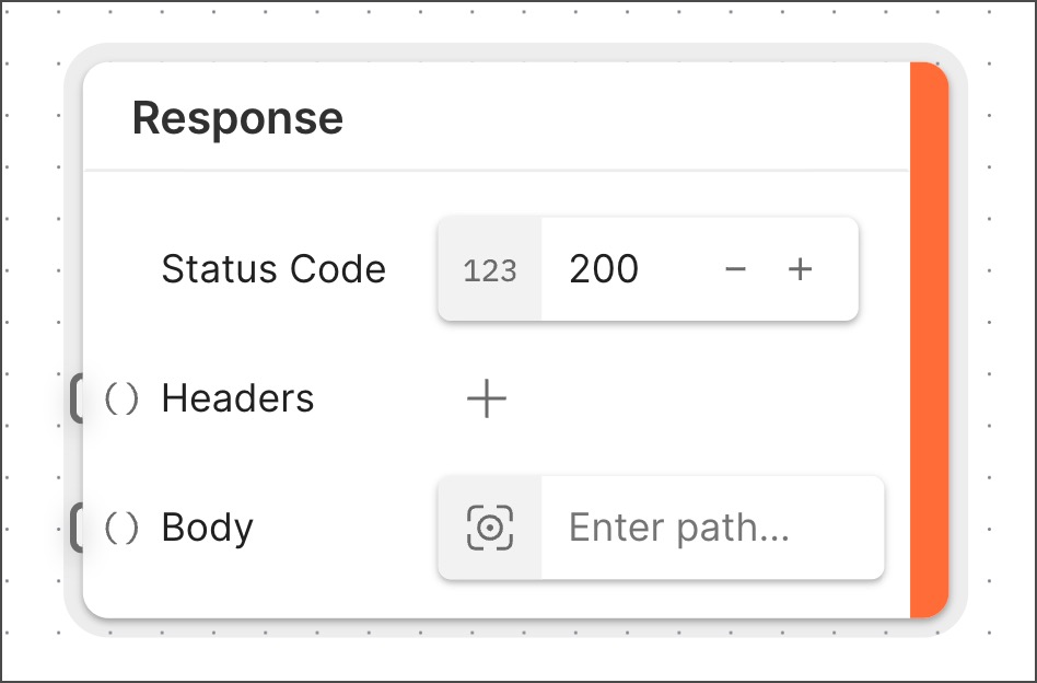 Response block