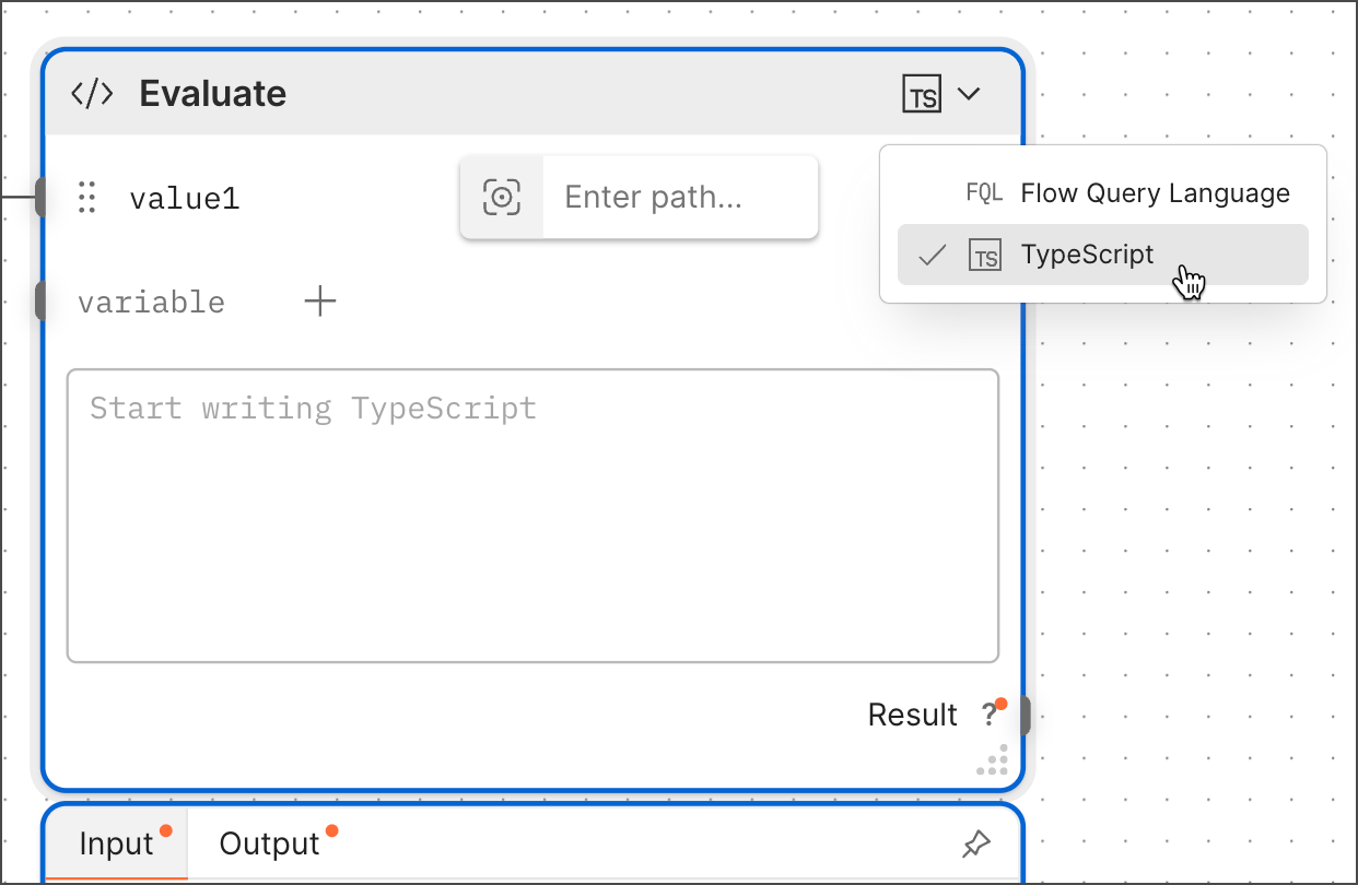 Select TypeScript