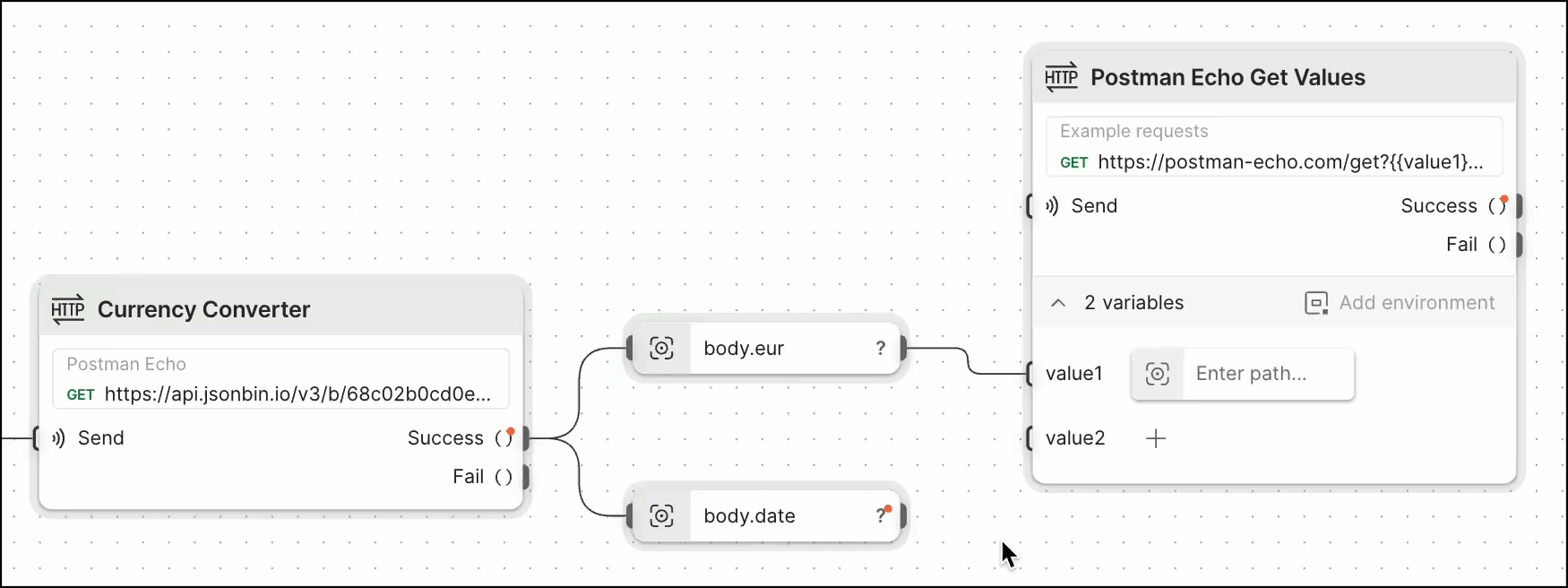 Using selected data