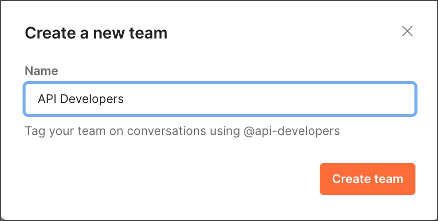 Name an Organization Team