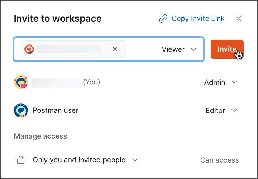 Share workspace