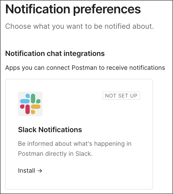 Connect notifications to Slack
