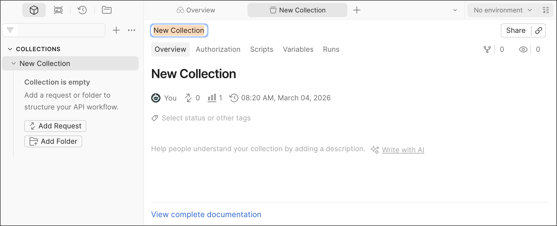 Edit collection details