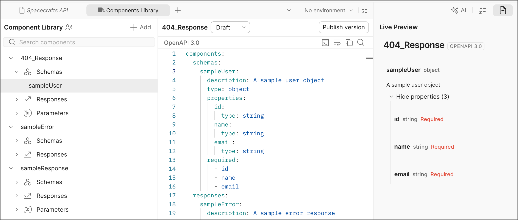The Postman Component Library