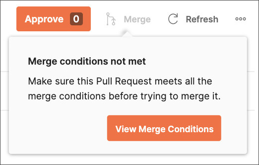 Merge Disabled