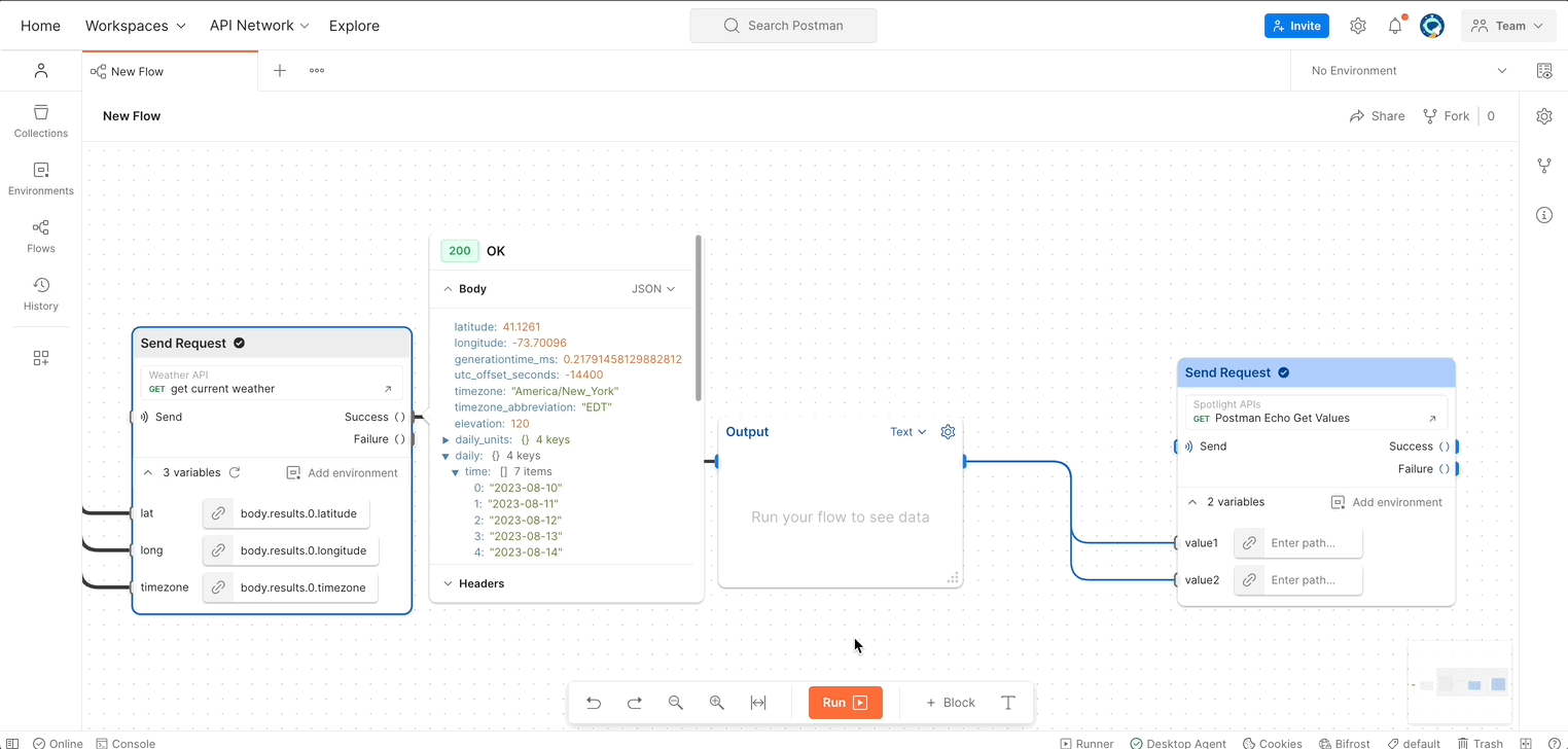 Debug Postman Flows Postman Learning Center